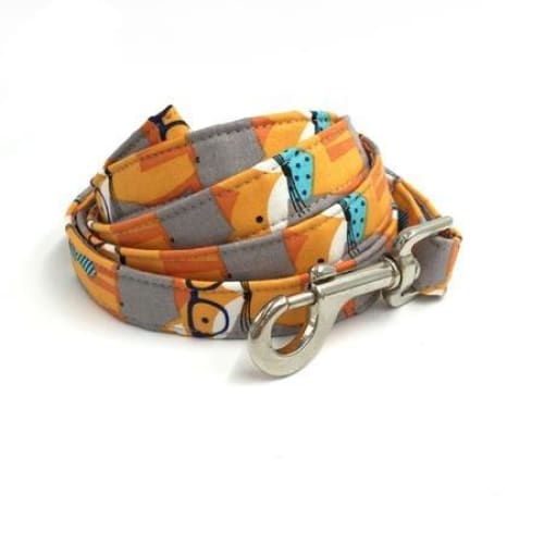 The Fox Bow Tie Dog Collar & Leash - Max & Cocoa 
