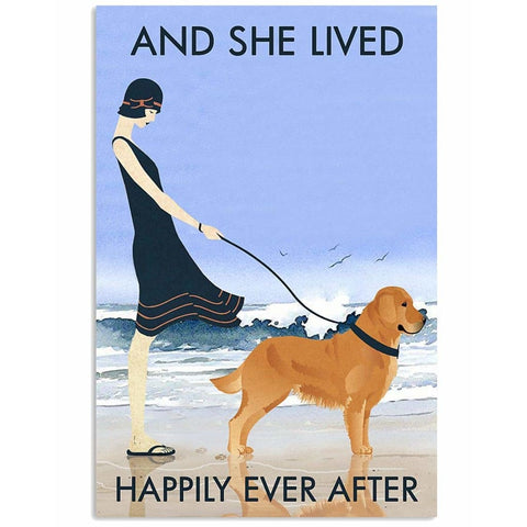 And She Lived Happily Ever After Metal Picture - Metal 