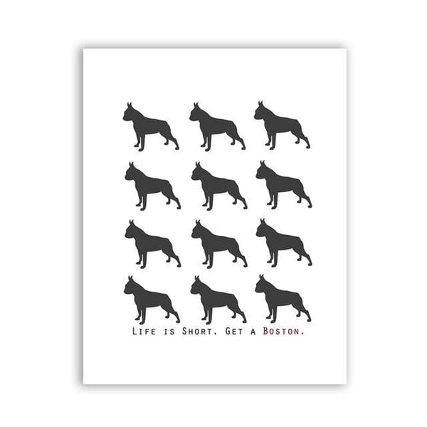 Boston Terrier Canvas Art Prints - Max & Cocoa 