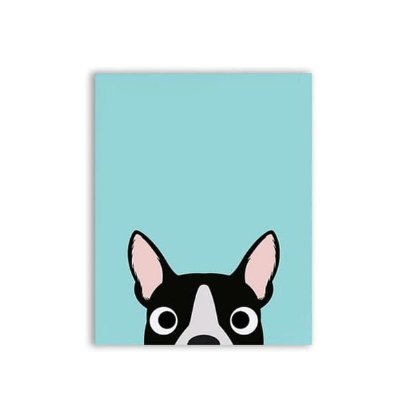 Boston Terrier Canvas Art Prints - Max & Cocoa 