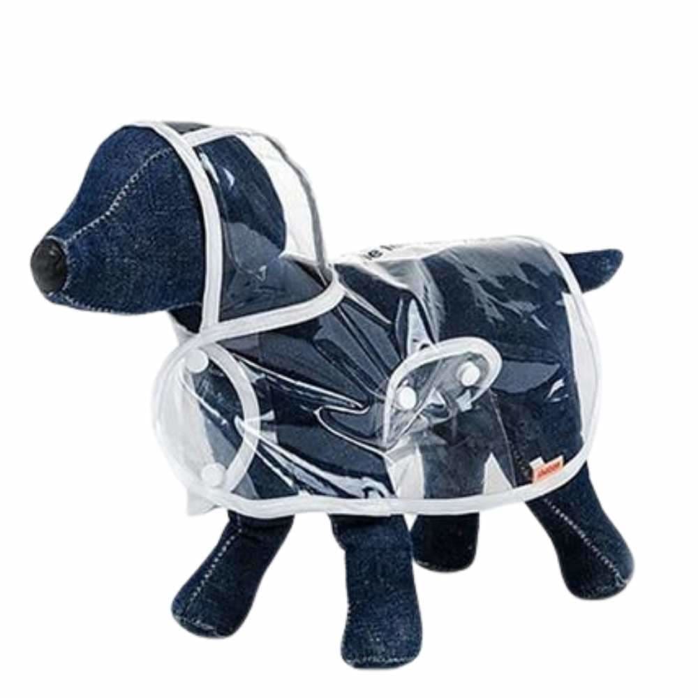 Clear Raincoat for Dogs - white / XS - dog raincoat