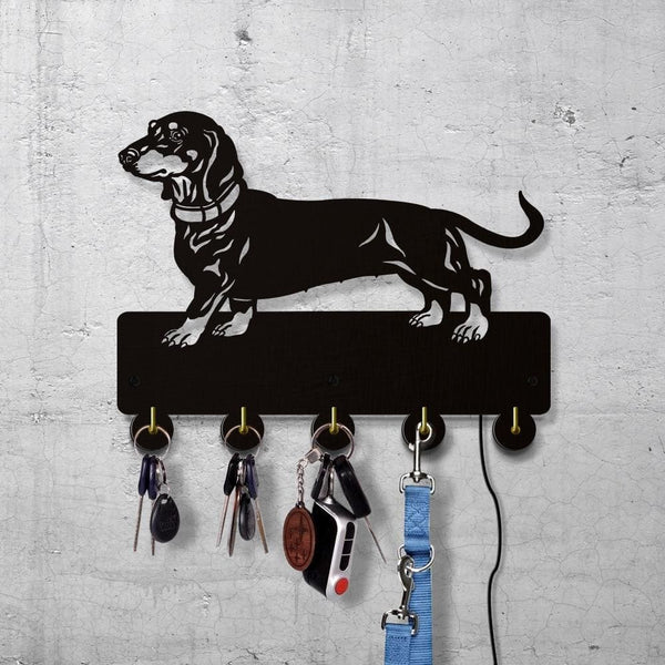 Dachshund Design Lighted Wall Hook - Max & Cocoa 