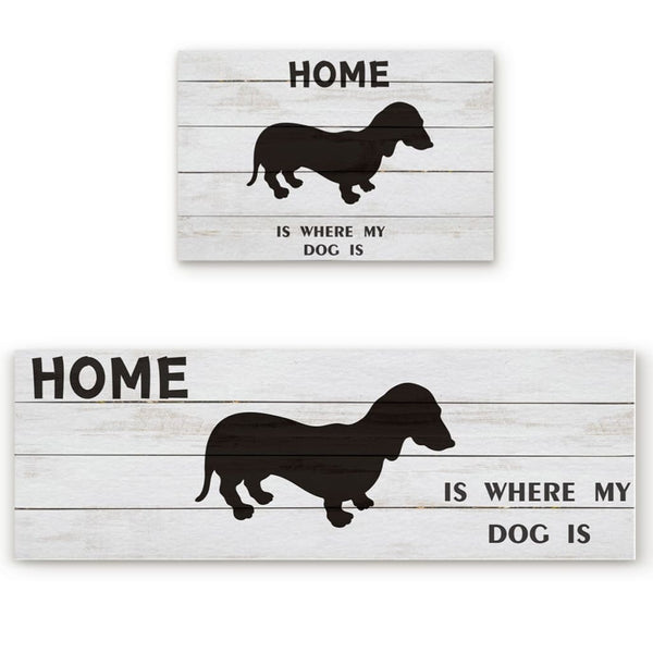 Dachshund Dog Home Mat - Max & Cocoa 