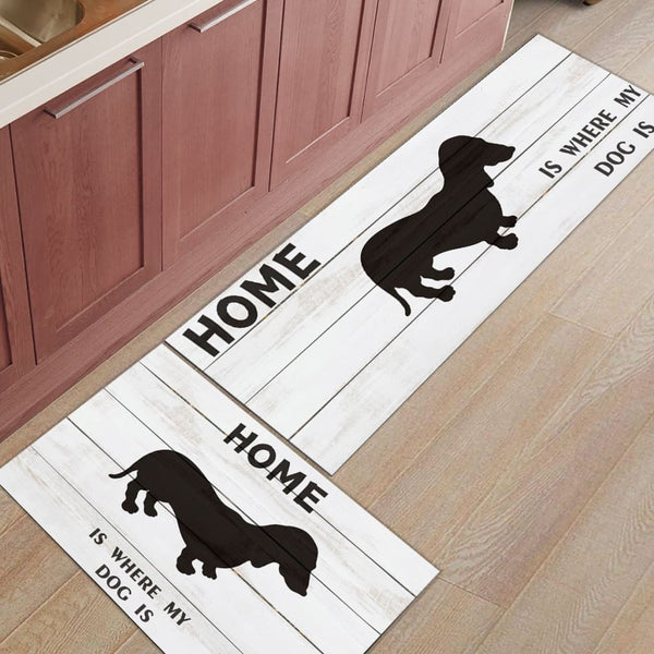 Dachshund Dog Home Mat - Max & Cocoa 