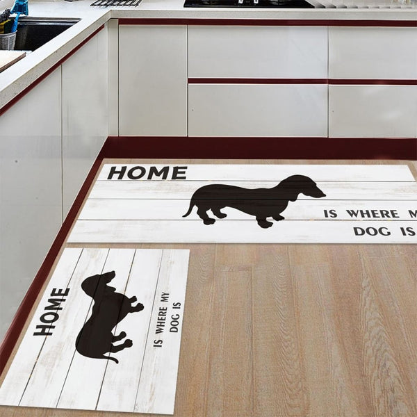 Dachshund Dog Home Mat - Max & Cocoa 