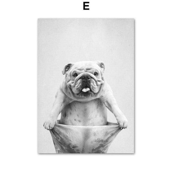 Dog & Cat Yoga Canvas Prints - Max & Cocoa 