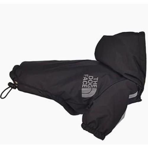 Dog Face Windbreaker Jacket for Dogs - black / L - Jacket