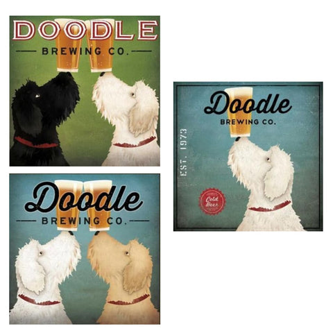 Doodle Brewing Co. Canvas Print - canvas print