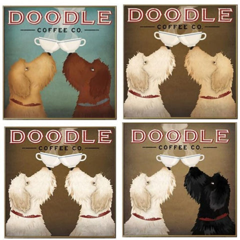 Doodle Coffee Co. Canvas Print - canvas print