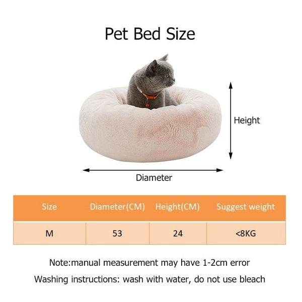 UF Bemo soft round pet bed size guide