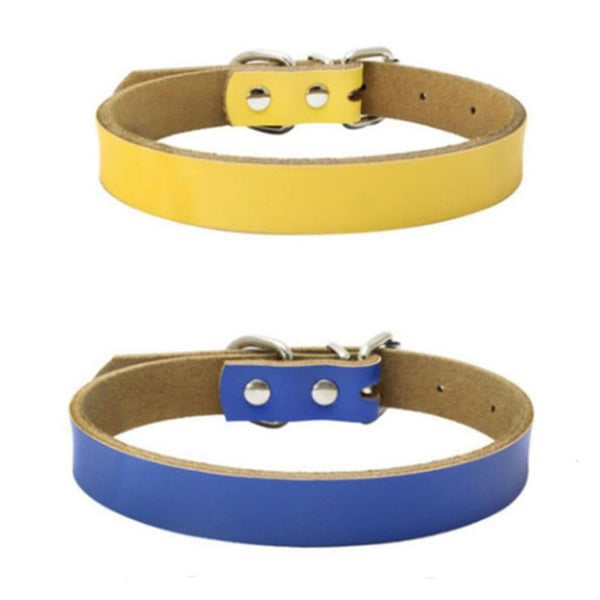 Genuine Leather Dog Collars - Max & Cocoa 