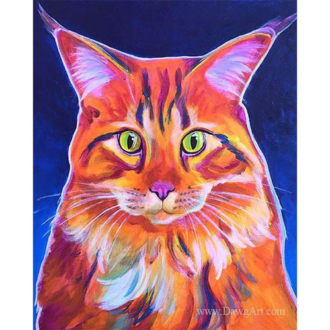 Ginger Cat Paint by Numbers - Max & Cocoa 