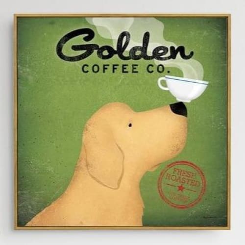 Golden Coffee Co. Canvas Print - Max & Cocoa 