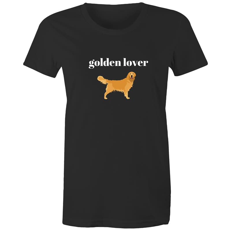 Golden Lover Women’s Tee - Black / Extra Small - t-shirt