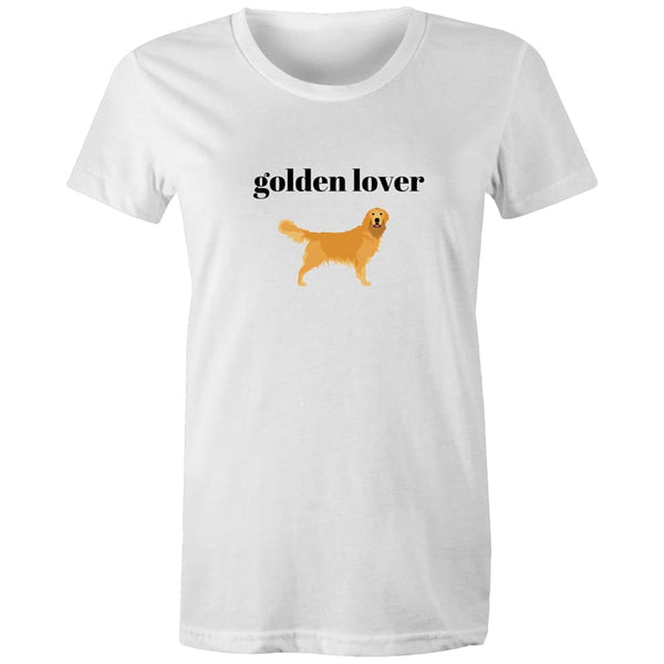 Golden Lover Women’s Tee - White / Extra Small - t-shirt