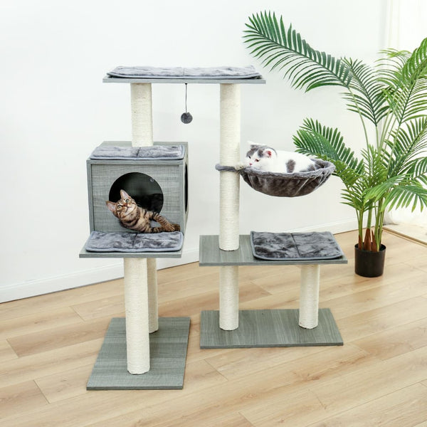 Grey Cat Tree House - Australia - cat house