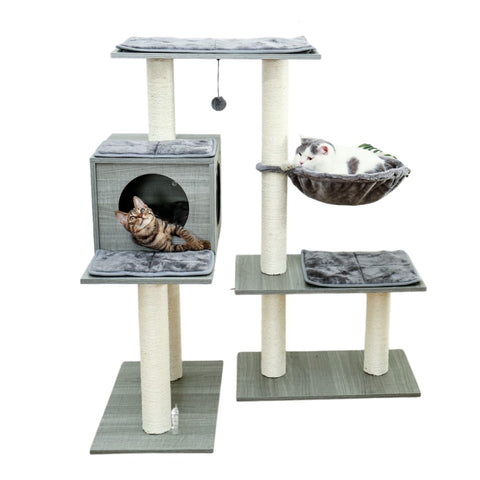Grey Cat Tree House - Australia - cat house