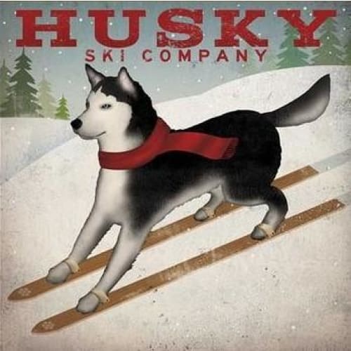 Husky Ski Company Canvas Print - Max & Cocoa 