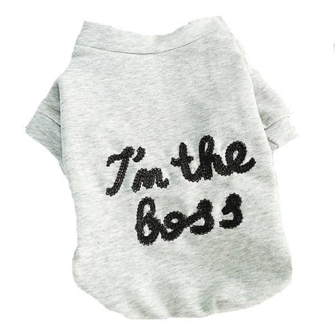 I'm the Boss Dog T-shirt - Max & Cocoa 