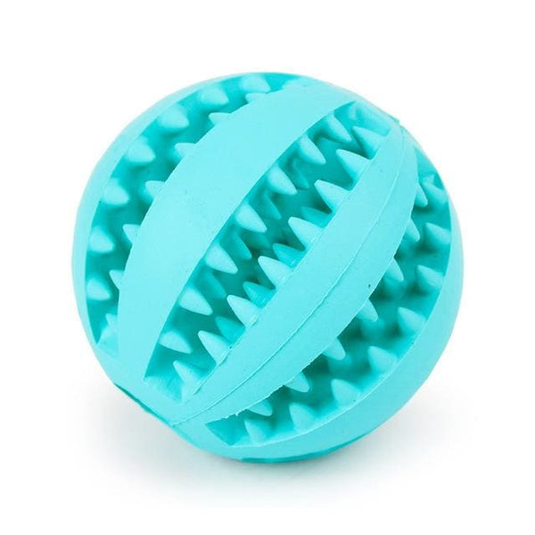 Interactive Dog Chew Treat Ball - Blue / 5cm / 1.9in - Chew 