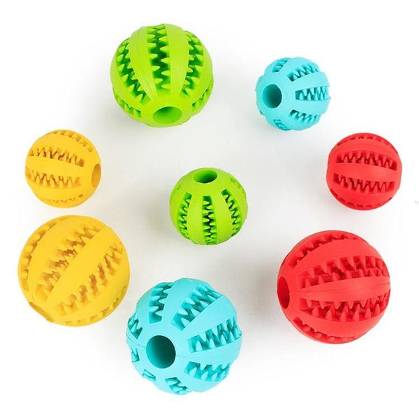 Interactive Dog Chew Treat Ball - Chew Toy