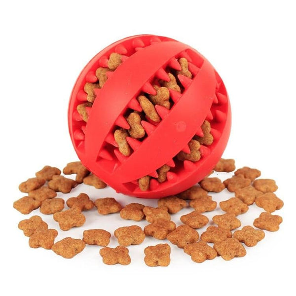 Interactive Dog Chew Treat Ball - Chew Toy