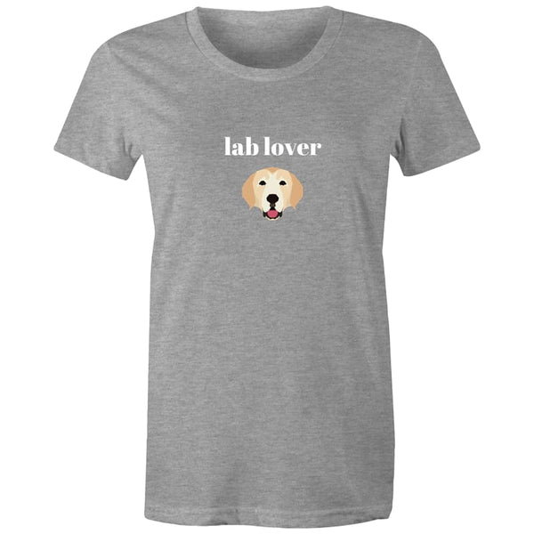 Lab Lover Women’s Tee - Grey Marle / Extra Small - t-shirt
