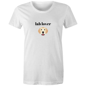 Lab Lover Women’s Tee - White / Extra Small - t-shirt