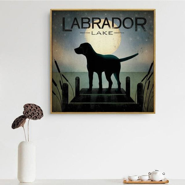 Labrador Lake Canvas Print - Max & Cocoa 
