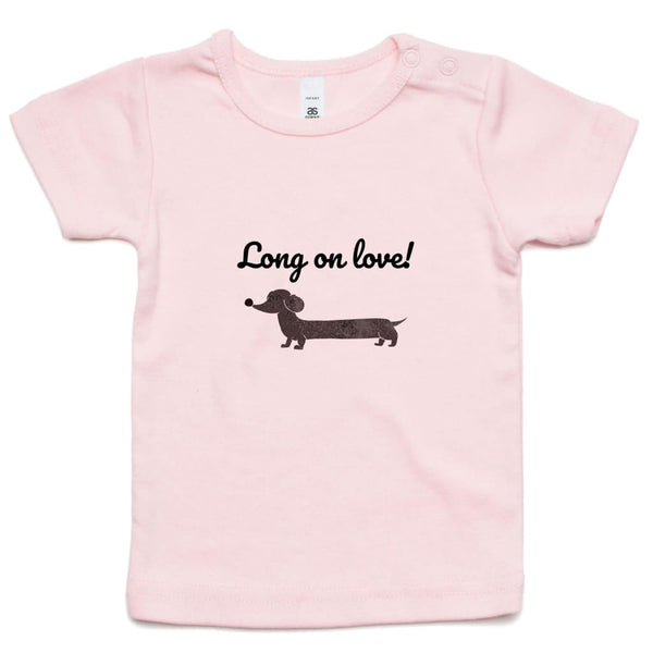 Long on Love Infant Wee Tee - Pink / 0-3m - Baby & Toddler 