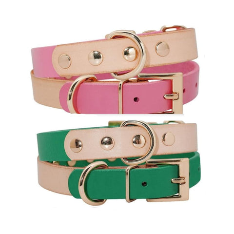 Luxury Leather Pet Collars - Max & Cocoa 