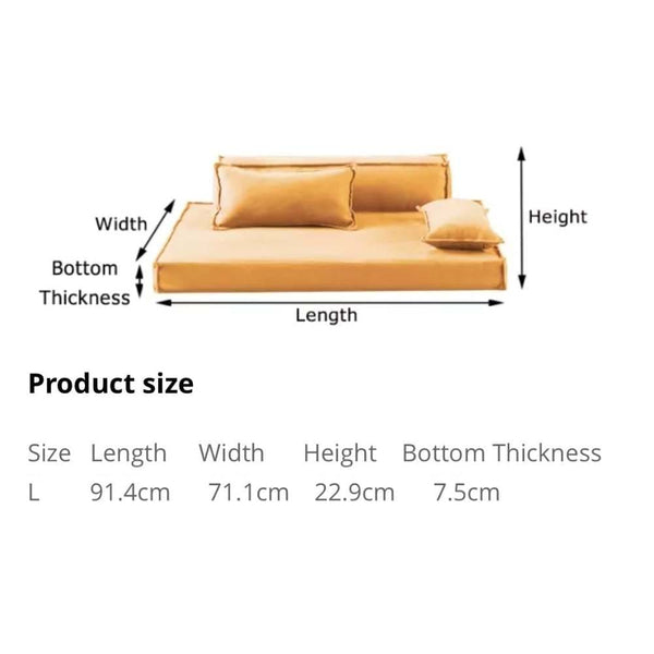 Modern Memory Foam Pet Sofa Bed - LARGE - Pet Bed 
