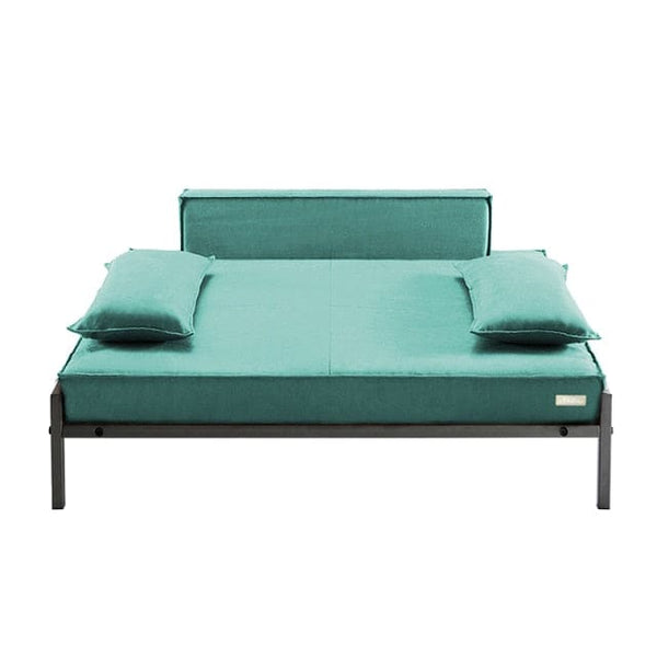 Modern Memory Foam Pet Sofa Bed - LARGE - green sofa 