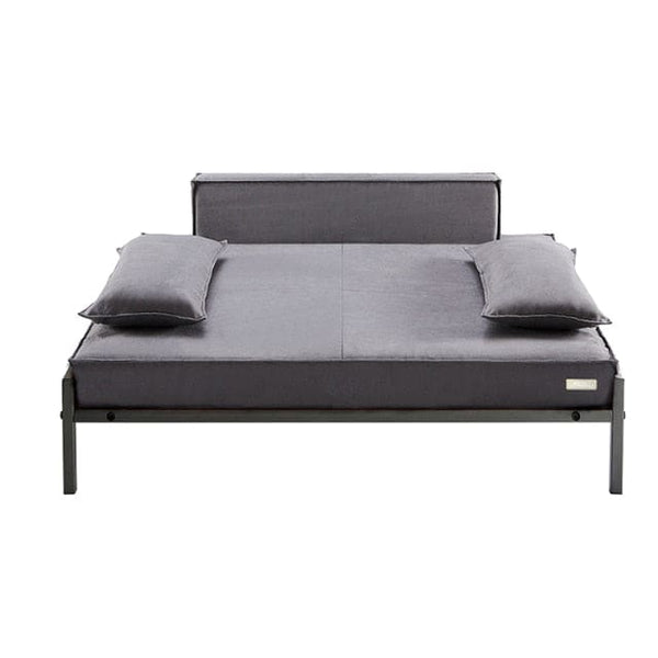 Modern Memory Foam Pet Sofa Bed - LARGE - grey sofa moveable