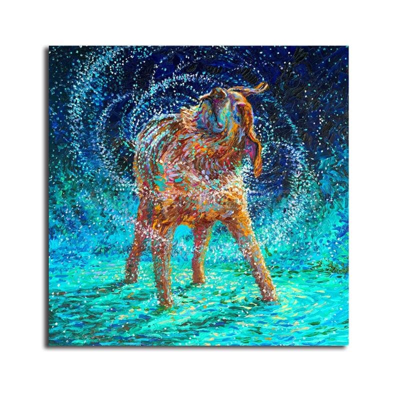 Moonlight Swim Canvas Print - Max & Cocoa 