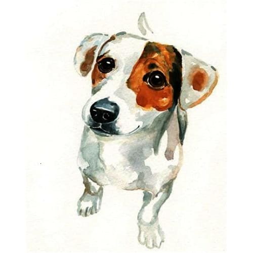 paint by numbers dog jack russell