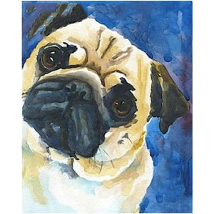 pug paint by numbers