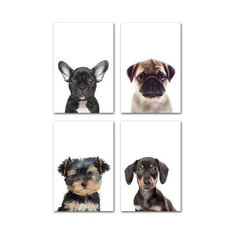 Puppy Art Canvas Prints - Max & Cocoa 