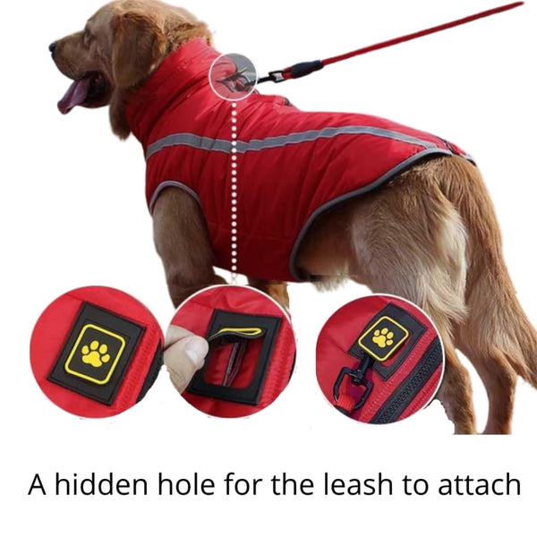 Reflective Warm Winter Dog Jacket - dog jacket
