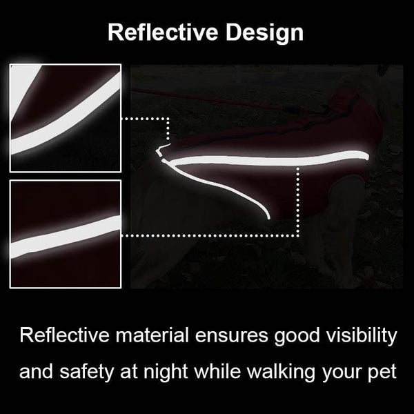 Reflective Warm Winter Dog Jacket - dog jacket