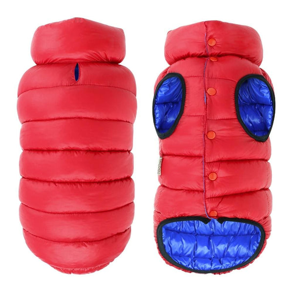 Reversible Dog Puffer Vest - dog vest