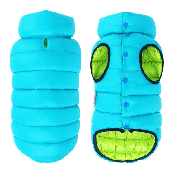 Reversible Dog Puffer Vest - dog vest