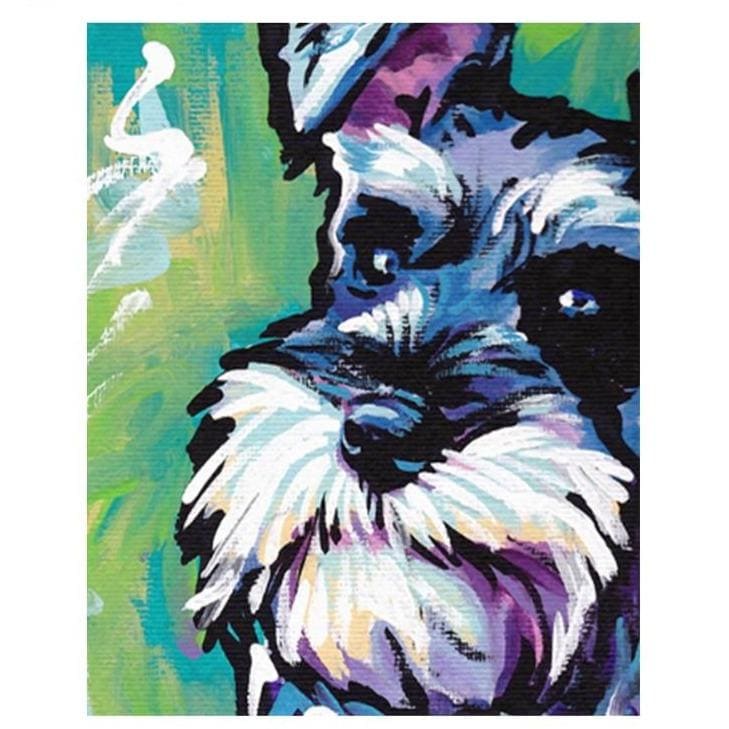 Schnauzer Paint By Numbers - Max & Cocoa 