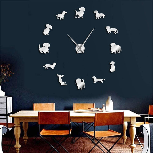 Dachshund Wall Clock - Max & Cocoa 