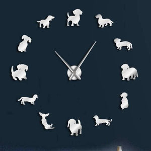 Dachshund Wall Clock - Max & Cocoa 