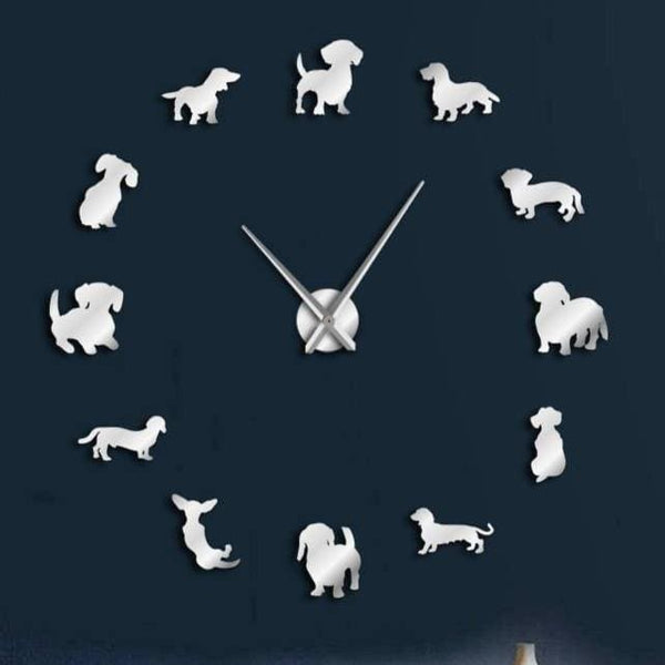 Dachshund Wall Clock - Max & Cocoa 