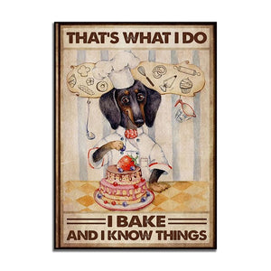 That’s What I Do I Bake Canvas Print - 60x80cm Canvas - 