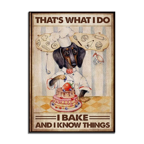 That’s What I Do I Bake Canvas Print - 60x80cm Canvas - 