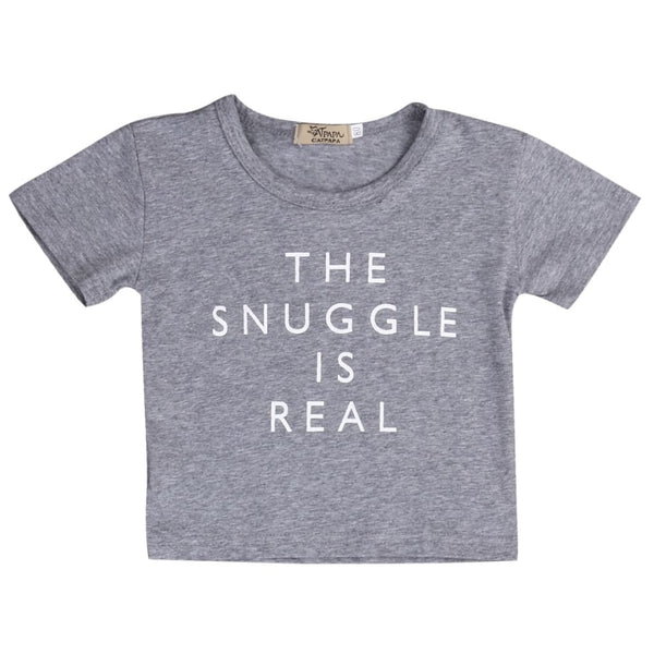 The Snuggle is Real Baby T-shirt - Max & Cocoa 