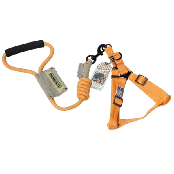 Touchdog Dog Harness & Leash Set - Orange / S - Collar & 
